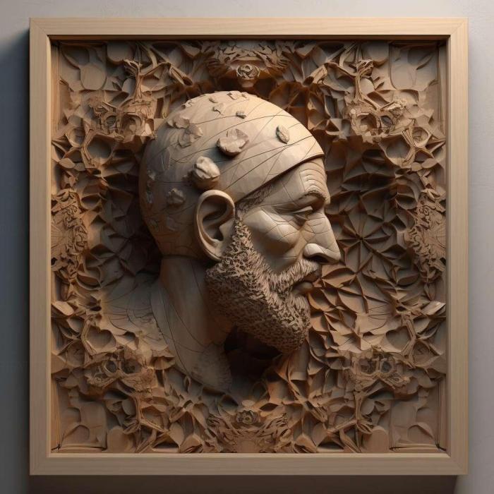 نموذج ثلاثي الأبعاد لآلة CNC 3D Art 